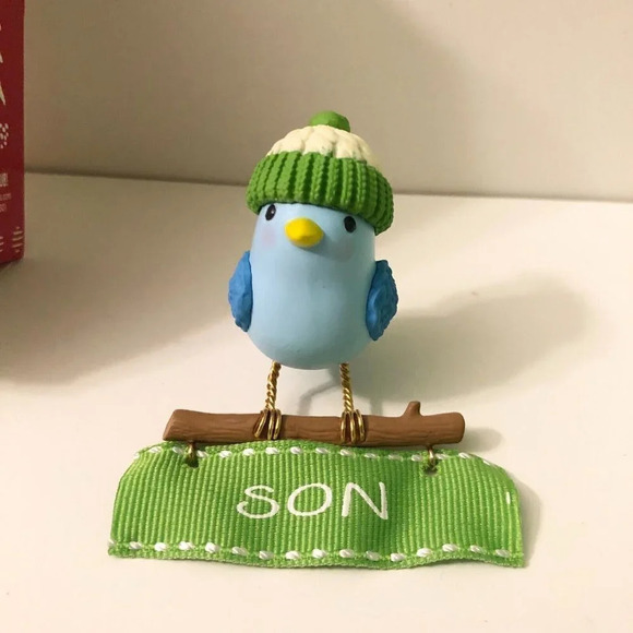 2017 Hallmark Keepsake Son Winter Bird Christmas Ornament - Picture 6 of 16